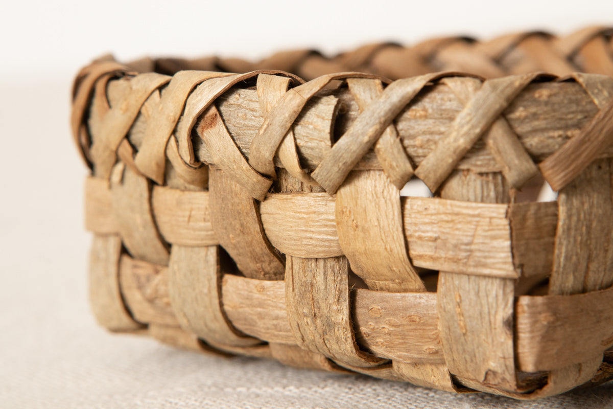 Storage Basket Petit / Walnut Bark / Iwate-JPN 1510593