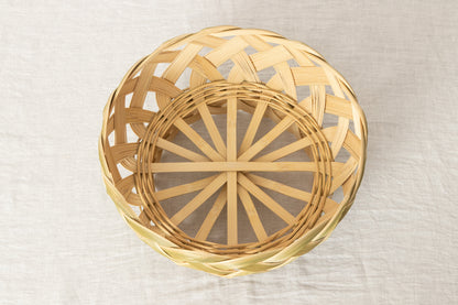 Sasara Open Weave Basket – Medium / Madake Bamboo / Kanagawa-JPN 430112-1
