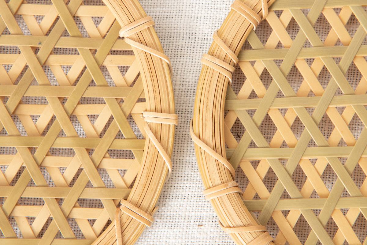 Round Coaster "Double-Layered Mutsume" / Madake Bamboo / Tottori-JPN 320710