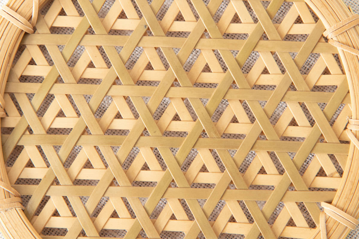 Round Coaster "Double-Layered Mutsume" / Madake Bamboo / Tottori-JPN 320710