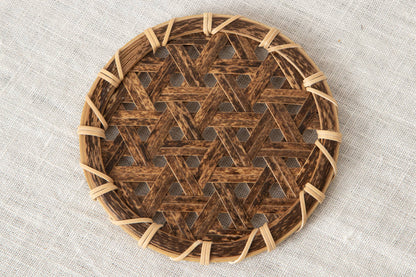 Round Coaster / Madake & Toratake Bamboo / Tottori-JPN 320711