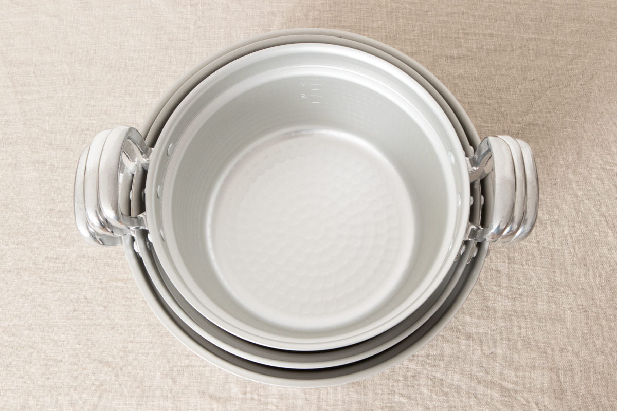Large Stepped Pot (for Japanese Steamer) / Aluminum / Toyama-JPN 811118