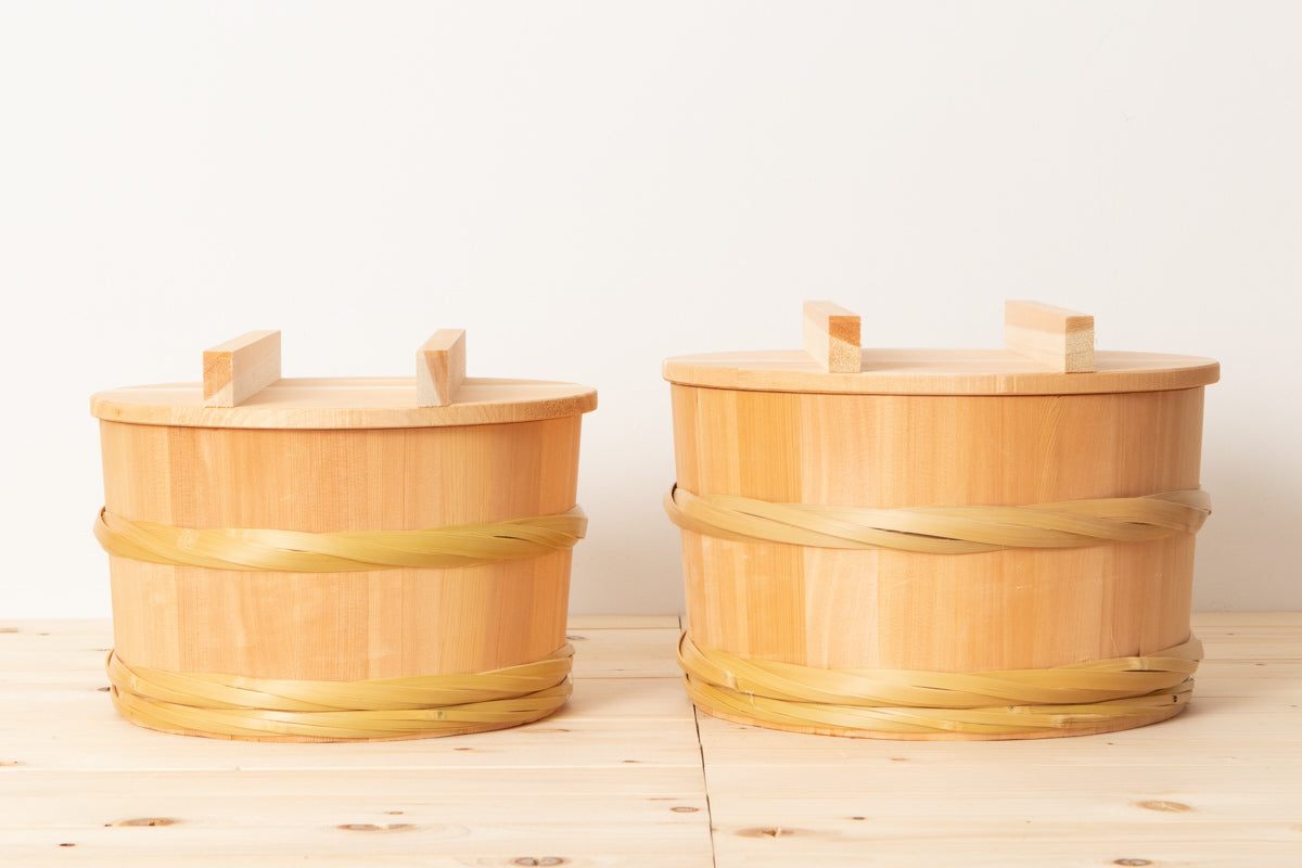 Sawara cypress shallow pickling tubs / さわらの浅桶（ぬか漬け）