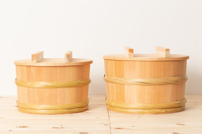 Sawara cypress shallow pickling tubs / さわらの浅桶（ぬか漬け）