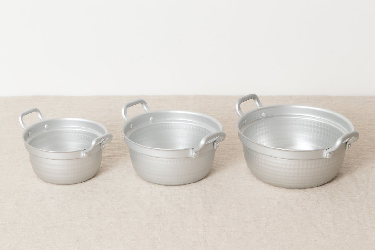 Small Stepped Pot (for Mini Japanese Steamer) / Aluminum / Toyama-JPN 811120