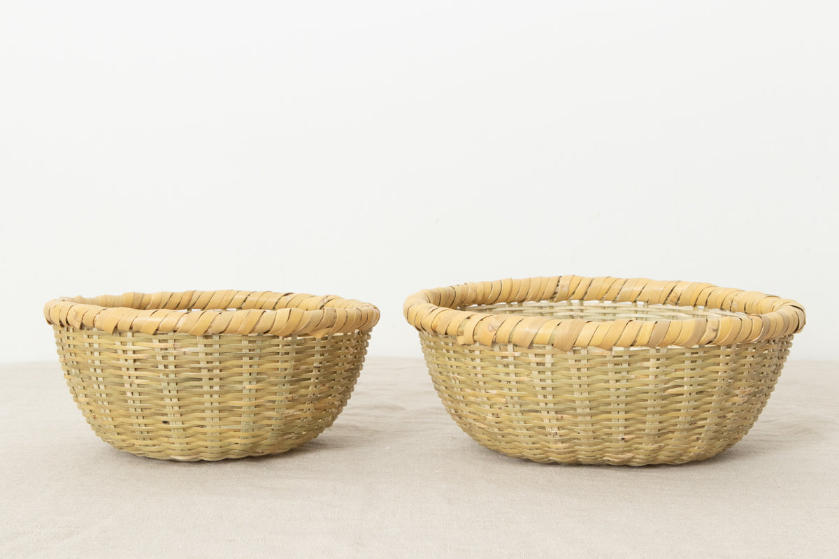 Nemagari bamboo deep colanders / 根曲竹の深ざる
