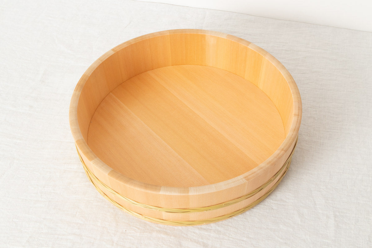 長野県/さわら　飯台　竹タガ付　すし蓋別売　39cm・42cm・45cm　3サイズ　811105　