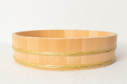 長野県/さわら　飯台　竹タガ付　すし蓋別売　39cm・42cm・45cm　3サイズ　811105　