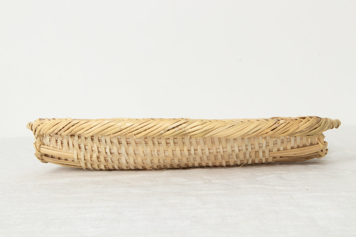 Oval Serving Tray with Handle “Type D” / Suzutake Bamboo / Iwate-JPN 210116