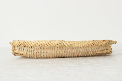 Oval Serving Tray with Handle “Type D” / Suzutake Bamboo / Iwate-JPN 210116