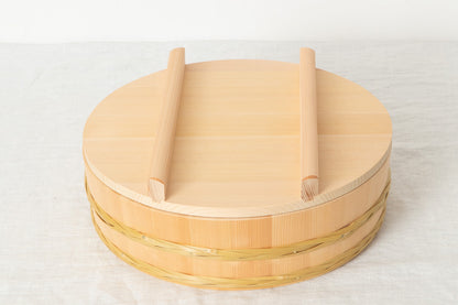 長野県/さわら　飯台　竹タガ付　すし蓋別売　24cm・27cm・30cm・33cm・36cm　5サイズ　811104