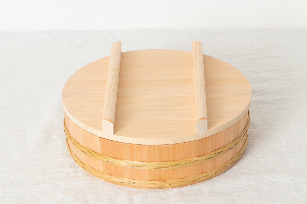 長野県/さわら　飯台　竹タガ付　すし蓋別売　24cm・27cm・30cm・33cm・36cm　5サイズ　811104