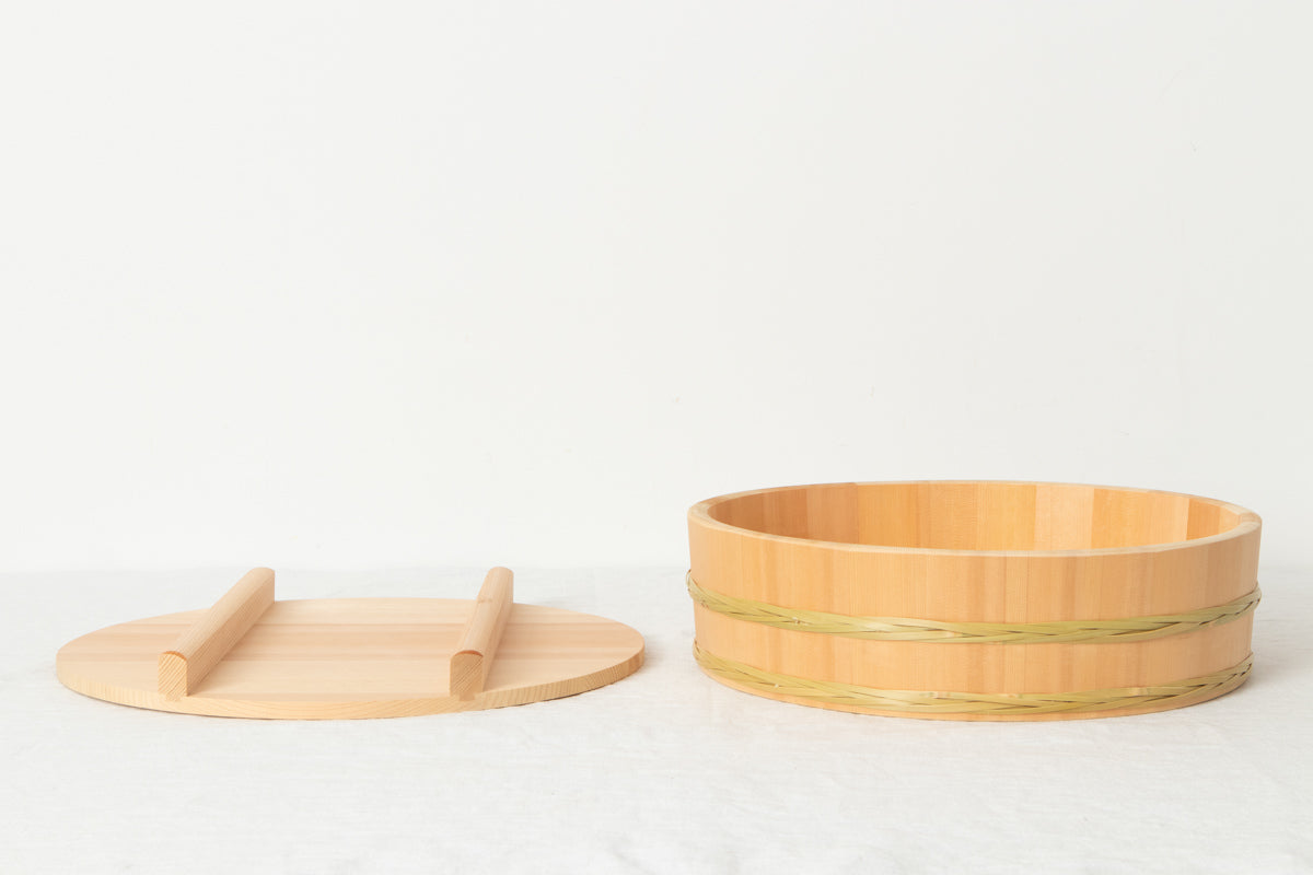 長野県/さわら　飯台　竹タガ付　すし蓋別売　24cm・27cm・30cm・33cm・36cm　5サイズ　811104