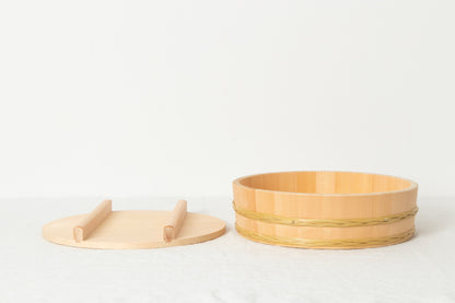 長野県/さわら　飯台　竹タガ付　すし蓋別売　24cm・27cm・30cm・33cm・36cm　5サイズ　811104