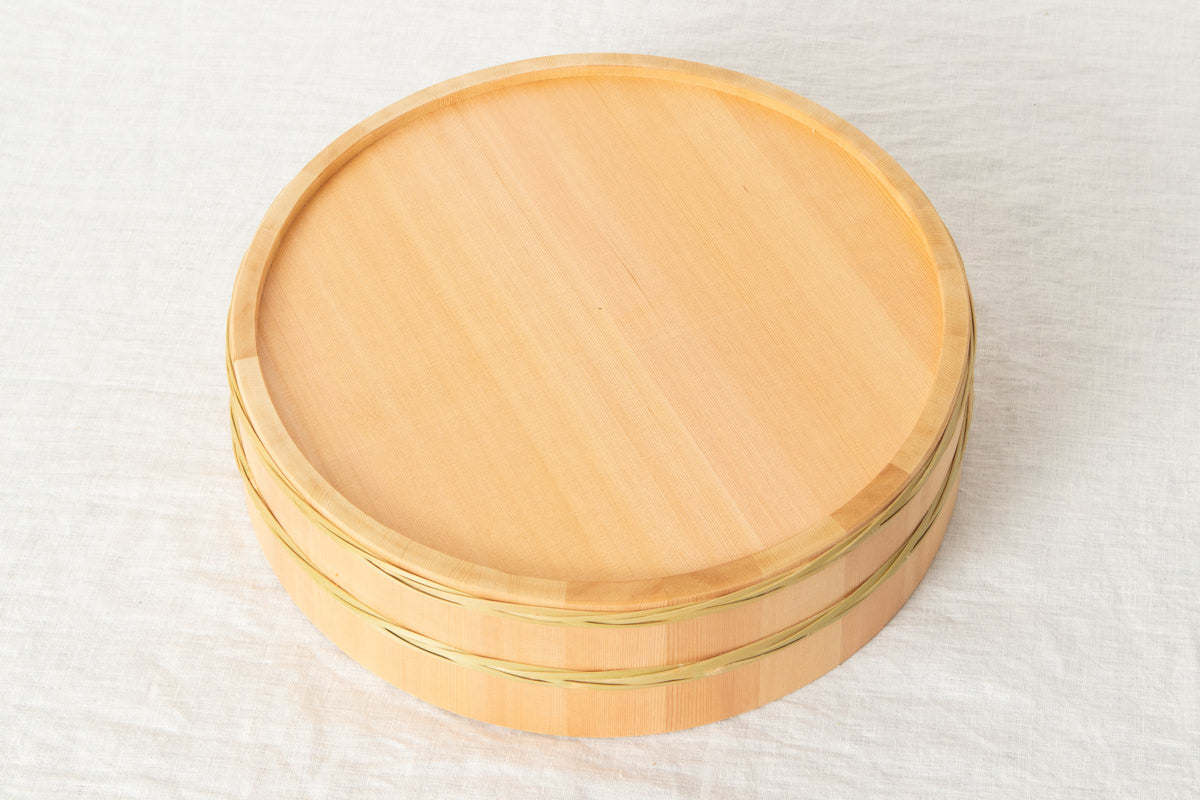 長野県/さわら　飯台　竹タガ付　すし蓋別売　24cm・27cm・30cm・33cm・36cm　5サイズ　811104