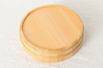 長野県/さわら　飯台　竹タガ付　すし蓋別売　24cm・27cm・30cm・33cm・36cm　5サイズ　811104