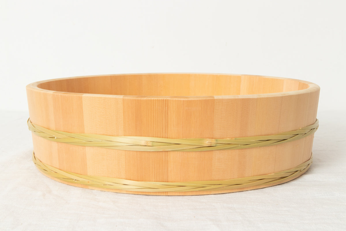 長野県/さわら　飯台　竹タガ付　すし蓋別売　24cm・27cm・30cm・33cm・36cm　5サイズ　811104