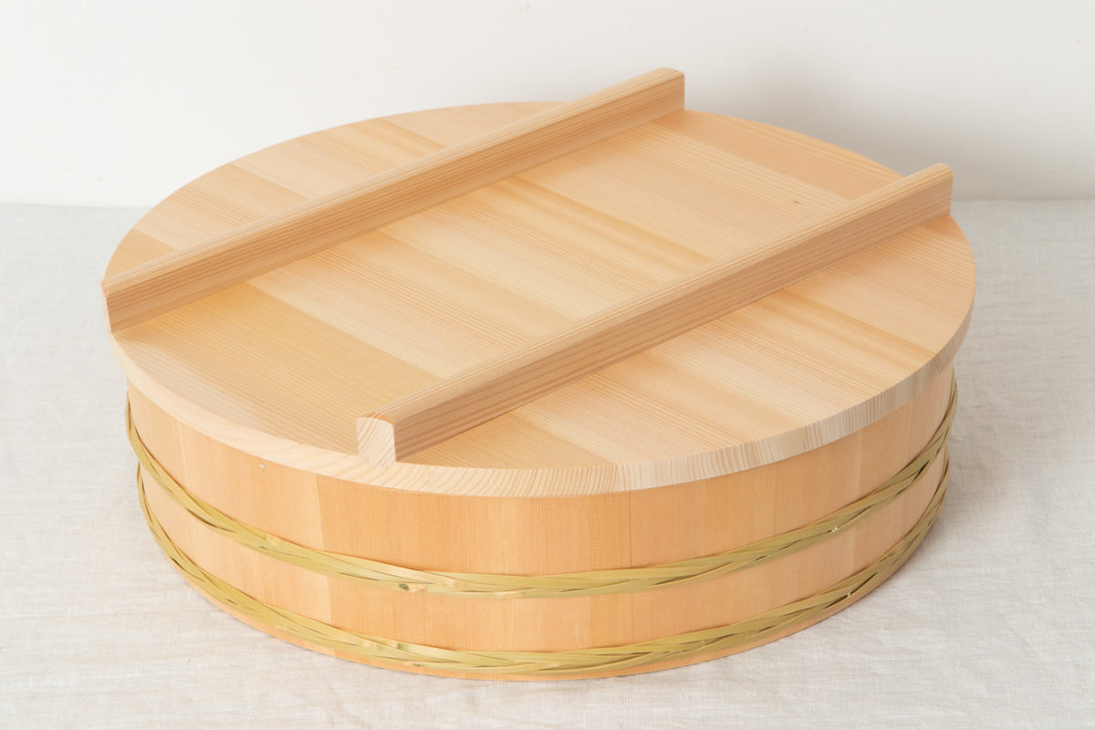 長野県/さわら　飯台　竹タガ付　すし蓋別売　39cm・42cm・45cm　3サイズ　811105　
