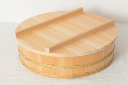 長野県/さわら　飯台　竹タガ付　すし蓋別売　39cm・42cm・45cm　3サイズ　811105　