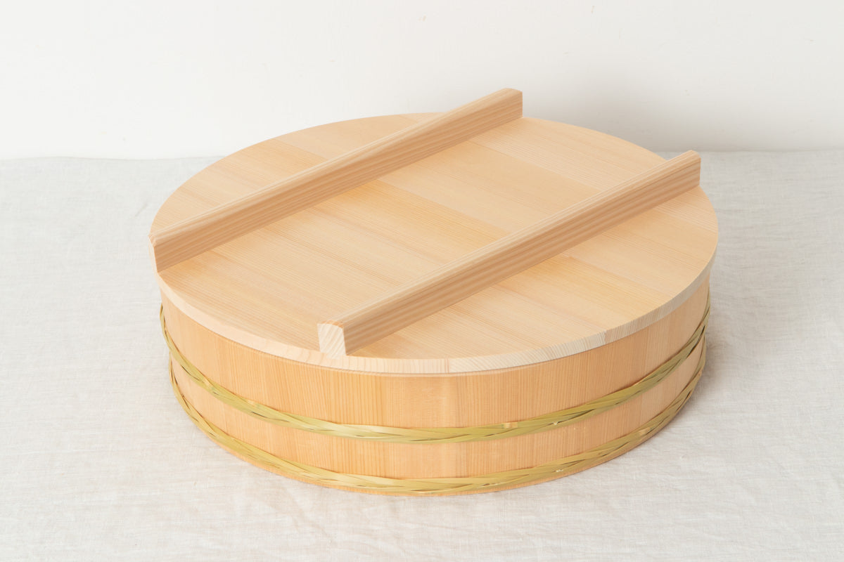 長野県/さわら　飯台　竹タガ付　すし蓋別売　39cm・42cm・45cm　3サイズ　811105　