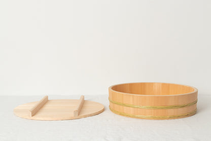 長野県/さわら　飯台　竹タガ付　すし蓋別売　39cm・42cm・45cm　3サイズ　811105　