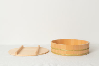 長野県/さわら　飯台　竹タガ付　すし蓋別売　39cm・42cm・45cm　3サイズ　811105　