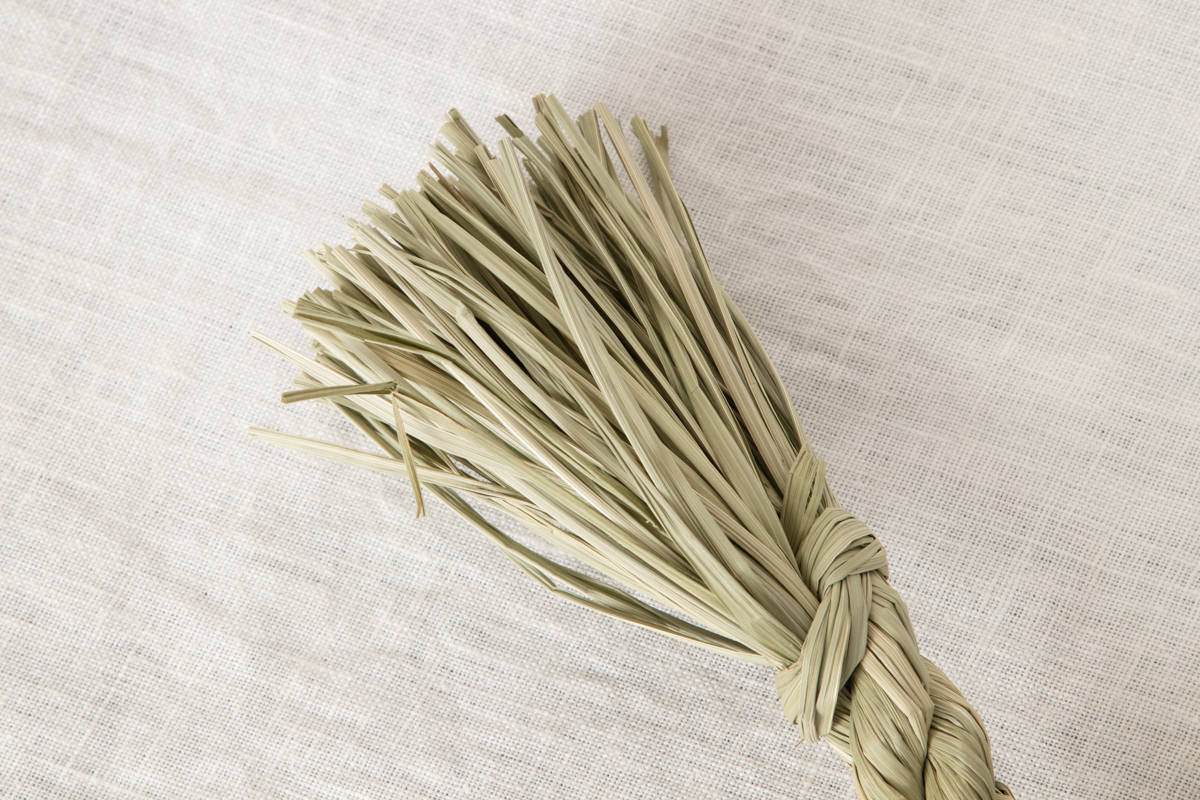 【ご予約販売】東京都/稲わら　しめかざり　荒神  -こうじん- （紙垂小付き）　250924-1