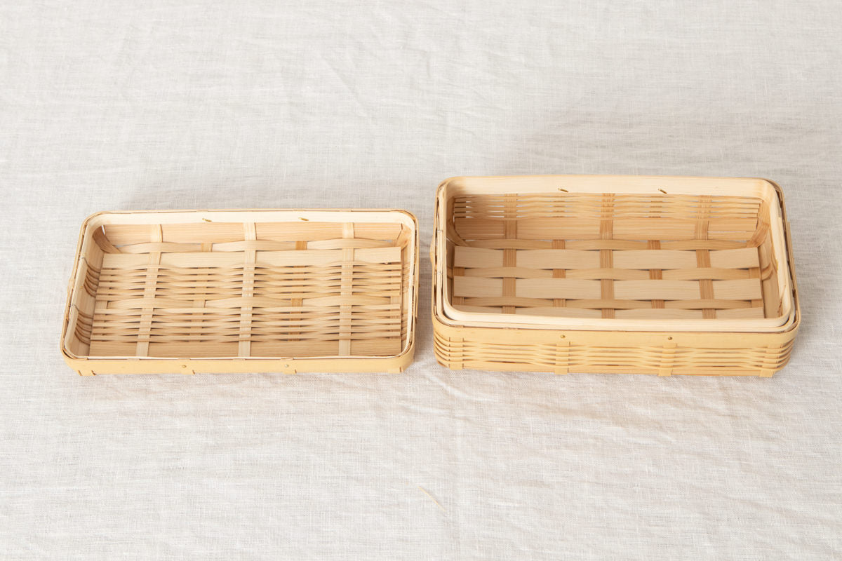 Lunch Box Small Types / White Bamboo / Kagoshima-JPN 321106