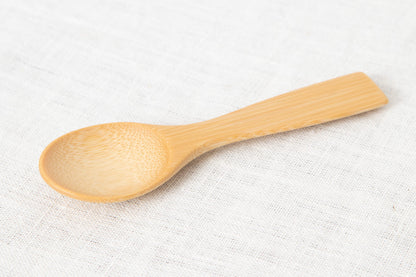 Petite Morning Fork, Knife & Spoon (Natural, Red) / Moso Bamboo / Oita-JPN 211117