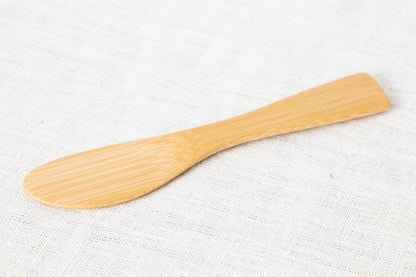 Petite Morning Fork, Knife & Spoon (Natural, Red) / Moso Bamboo / Oita-JPN 211117