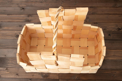 Firewood basket -angular- / Pine / EST 330714-1