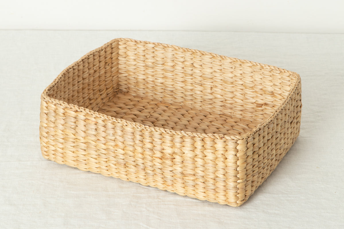 Organizing Basket "Rectangle" / Water Hyacinth / THA 3115214