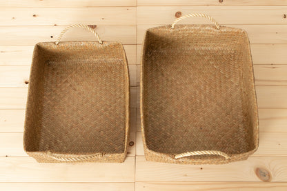 Organizing Basket with Handle (A4/B4) / Krajood Grass / THA 3115122
