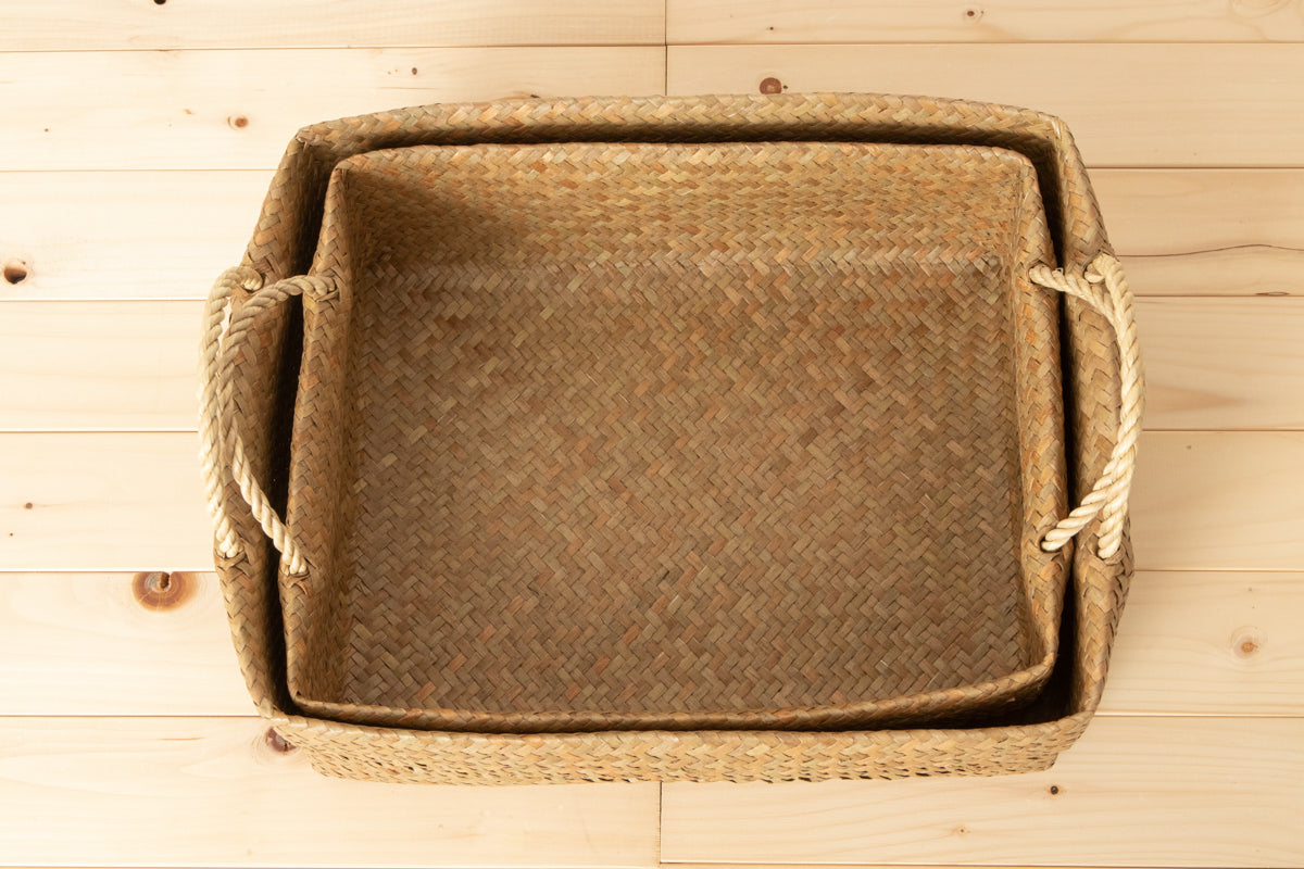 Organizing Basket with Handle (A4/B4) / Krajood Grass / THA 3115122