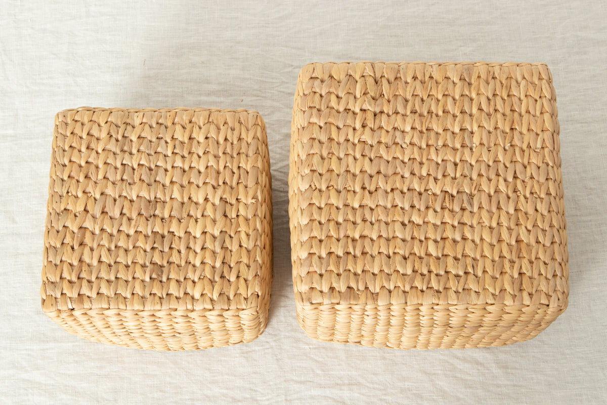 Organizing Basket "Square" / Water Hyacinth / THA 3115215