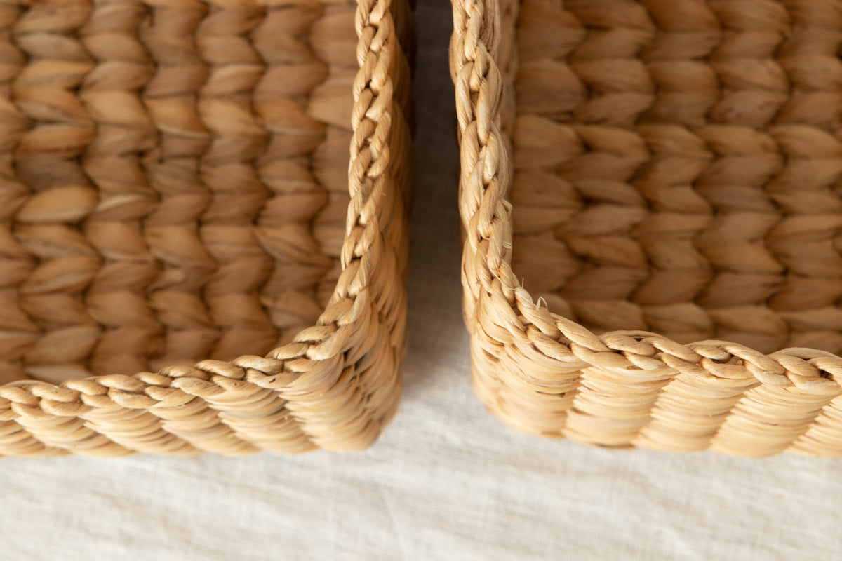 Organizing Basket "Square" / Water Hyacinth / THA 3115215