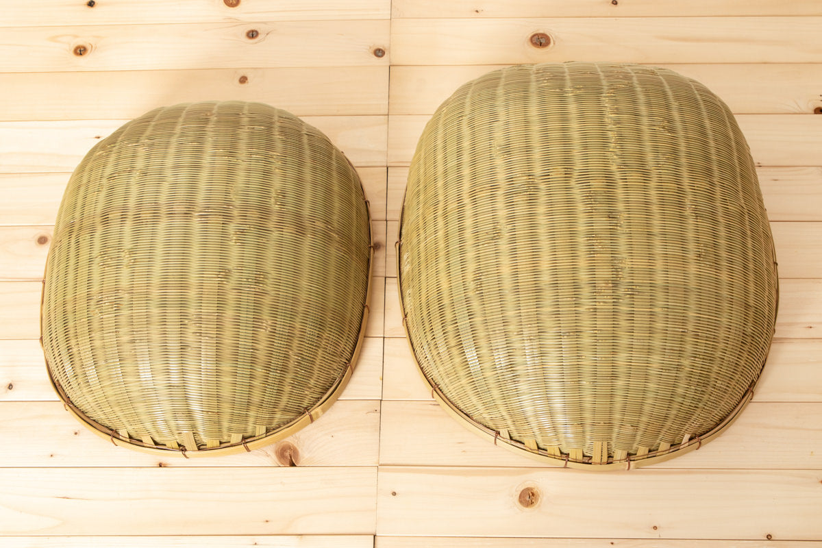 Rice Straining Basket “Sōki” – Full-Skin Finish / Madake Bamboo / Hiroshima-JPN 720805