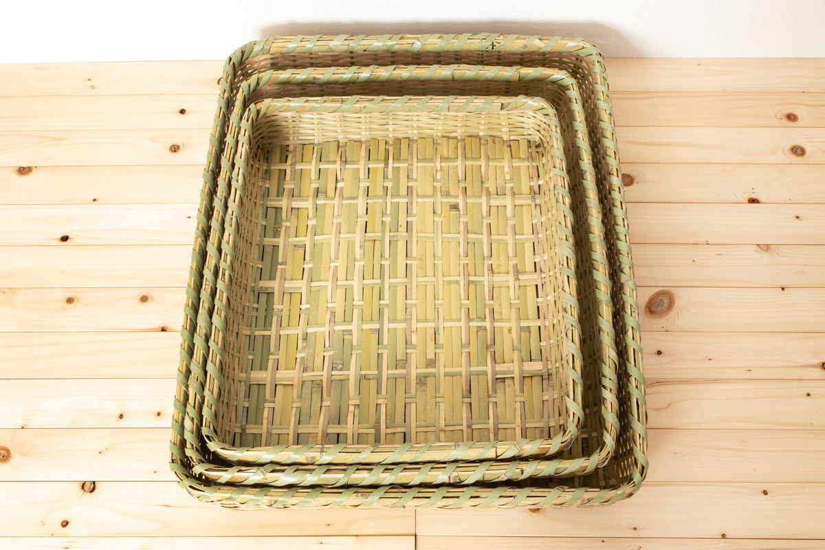 Rectangular Drying Basket / Madake Bamboo / Ibaraki-JPN 330610