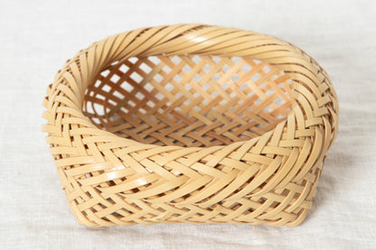 Everyday Storage Basket / White Bamboo / Oita-JPN 850402-1