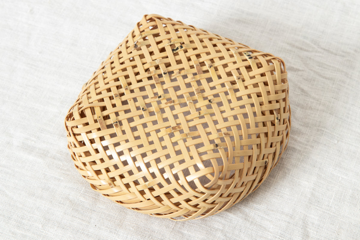 Everyday Storage Basket / White Bamboo / Oita-JPN 850402-1
