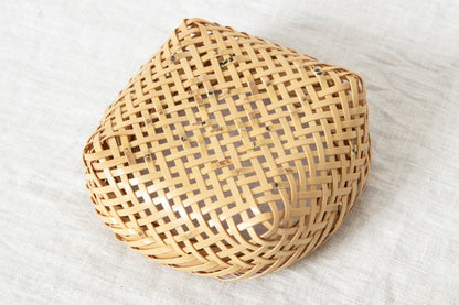 Everyday Storage Basket / White Bamboo / Oita-JPN 850402-1