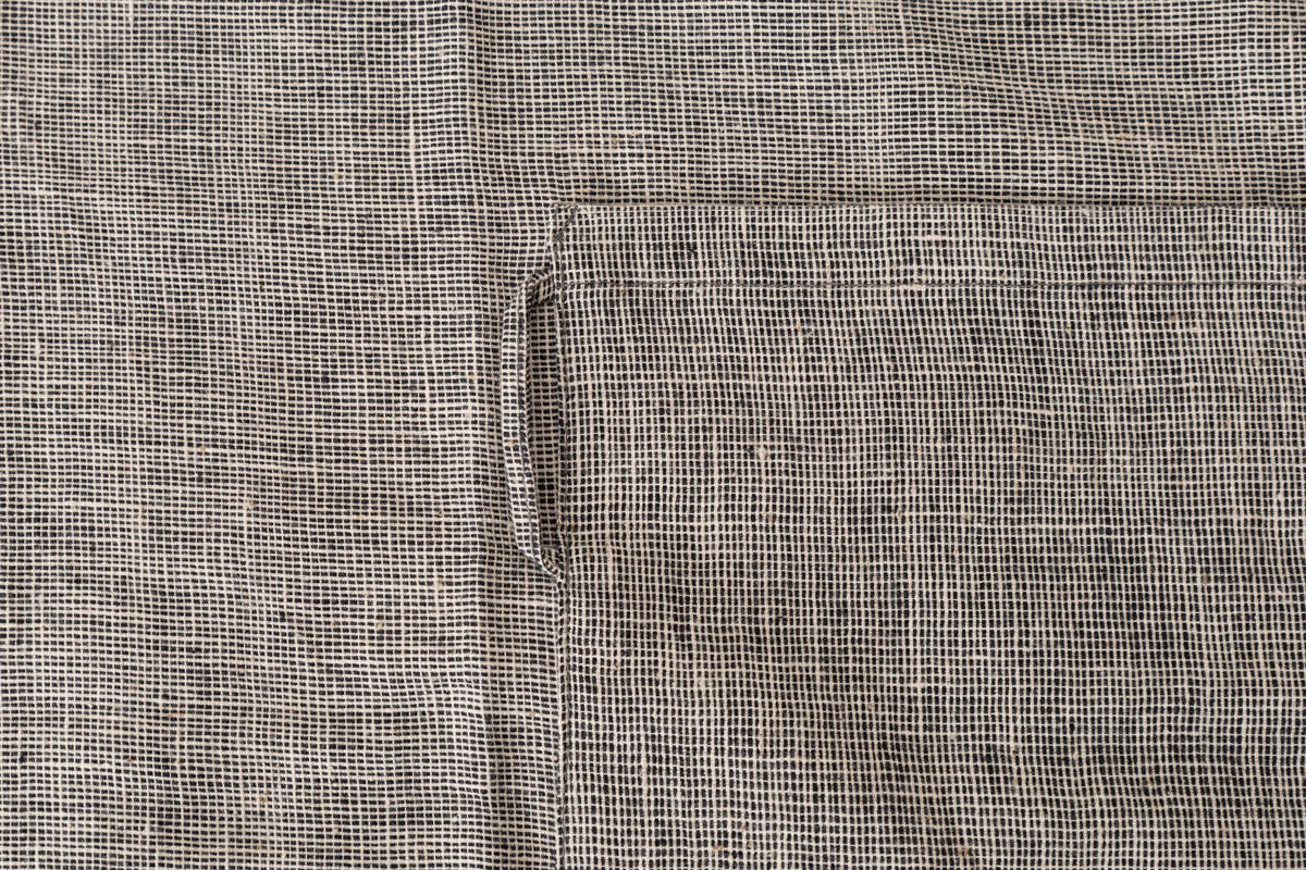 Full Apron – Brush Gray, Madras / Khadi Cotton / IND 330905