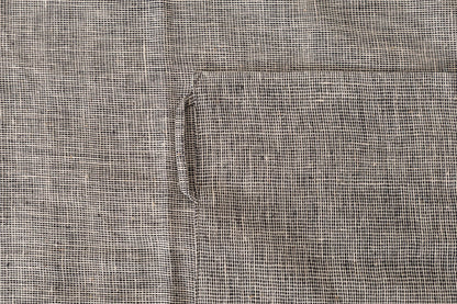 Full Apron – Brush Gray, Madras / Khadi Cotton / IND 330905