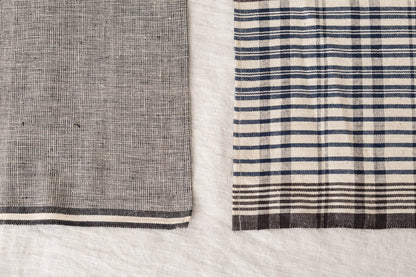 Full Apron – Brush Gray, Madras / Khadi Cotton / IND 330905