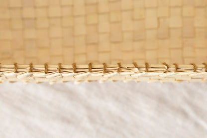 インド/パームリーフ　ティッシュボックス　Natural　330903-1