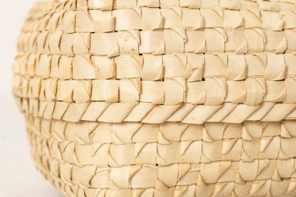 インド/パームリーフ　ティッシュボックス　Natural　330903-1