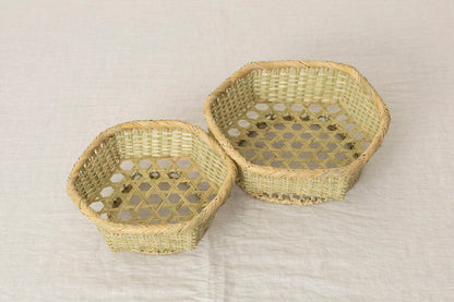 Hexagonal Basket / Suzutake Bamboo / Iwate-JPN 210128