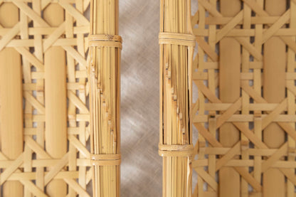 Flat Basket "Yatsume Weave" / White Bamboo / Ōita-JPN 220801