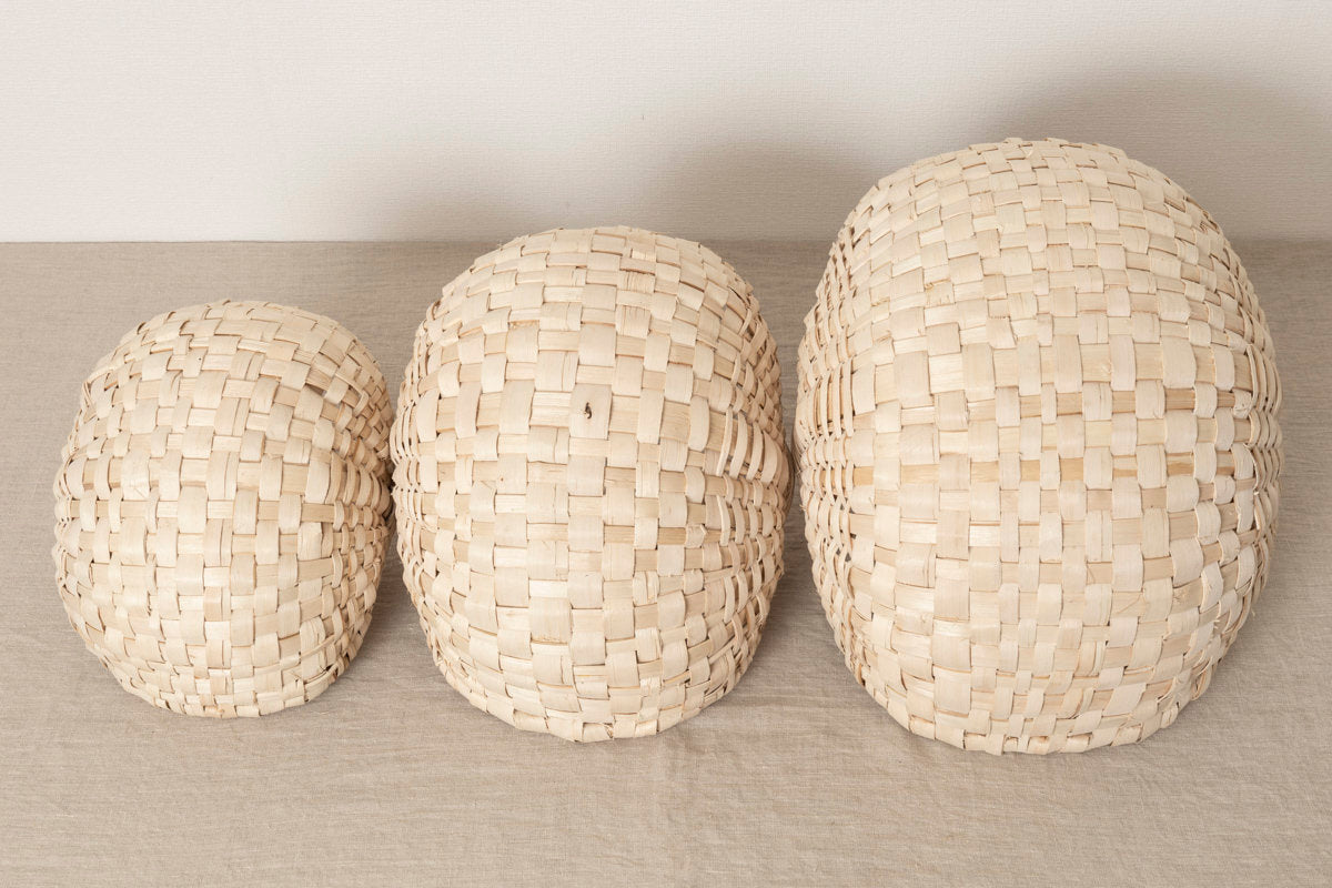 Oval Basket with Handle / Hazel / POL 340229