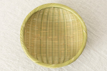 Round Bamboo Colander Tray / Madake Bamboo / Nagano-JPN 121508